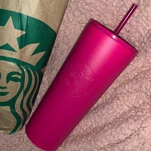 *NEW HOT PINK STARBUCKS TUMBLER
